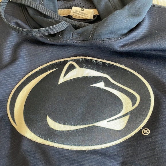 Authentic Team Nike Penn State PSU Nittany Lions Hoody Sweatshirt Men’s Medium M - Picture 2 of 5